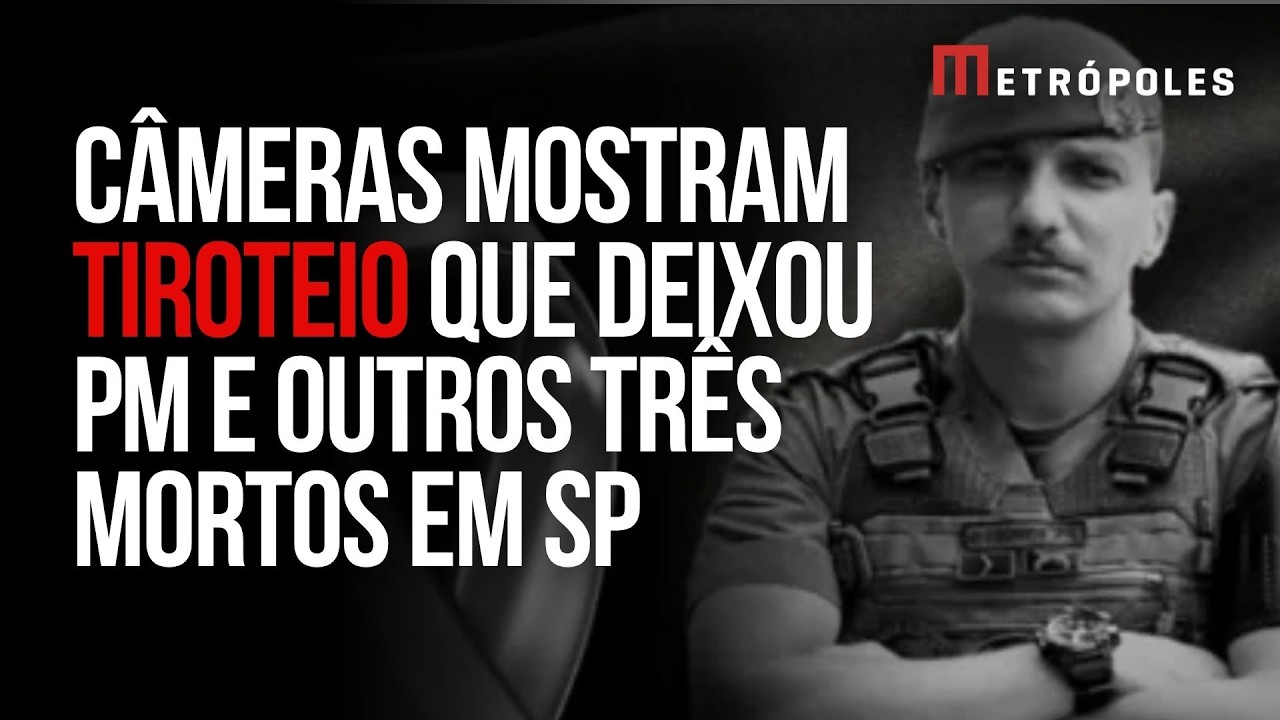 Tiroteio deixa PM e tr&ecirc;s suspeitos mortos em SP ap&oacute;s assalto a farm&aacute;cia