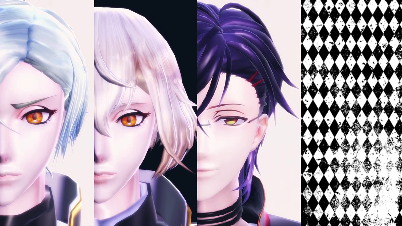 【MMD刀剣乱舞】源氏・明石・亀甲で「ヒビカセ」４人ver.【白黒組】