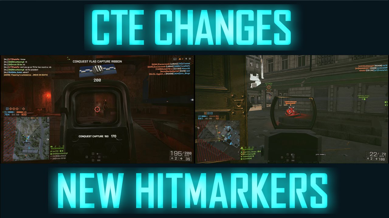 Battlefield CTE Changes - New Hitmarker Options