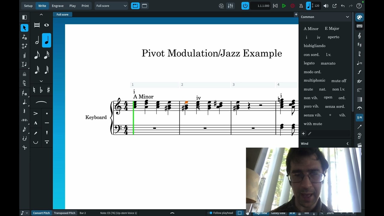 Cody Weinmann Composer- Pivot Chords and Modulations