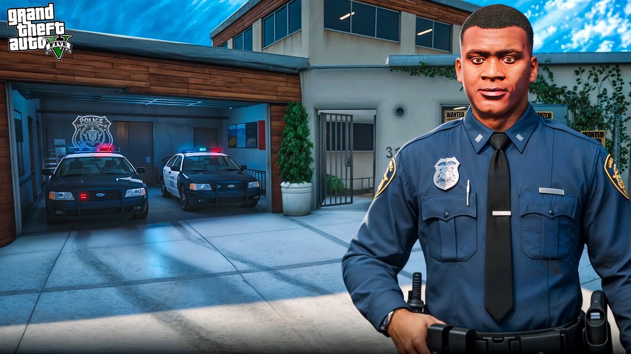 Franklin's House Upgraded In POLICE STATION in GTA 5
