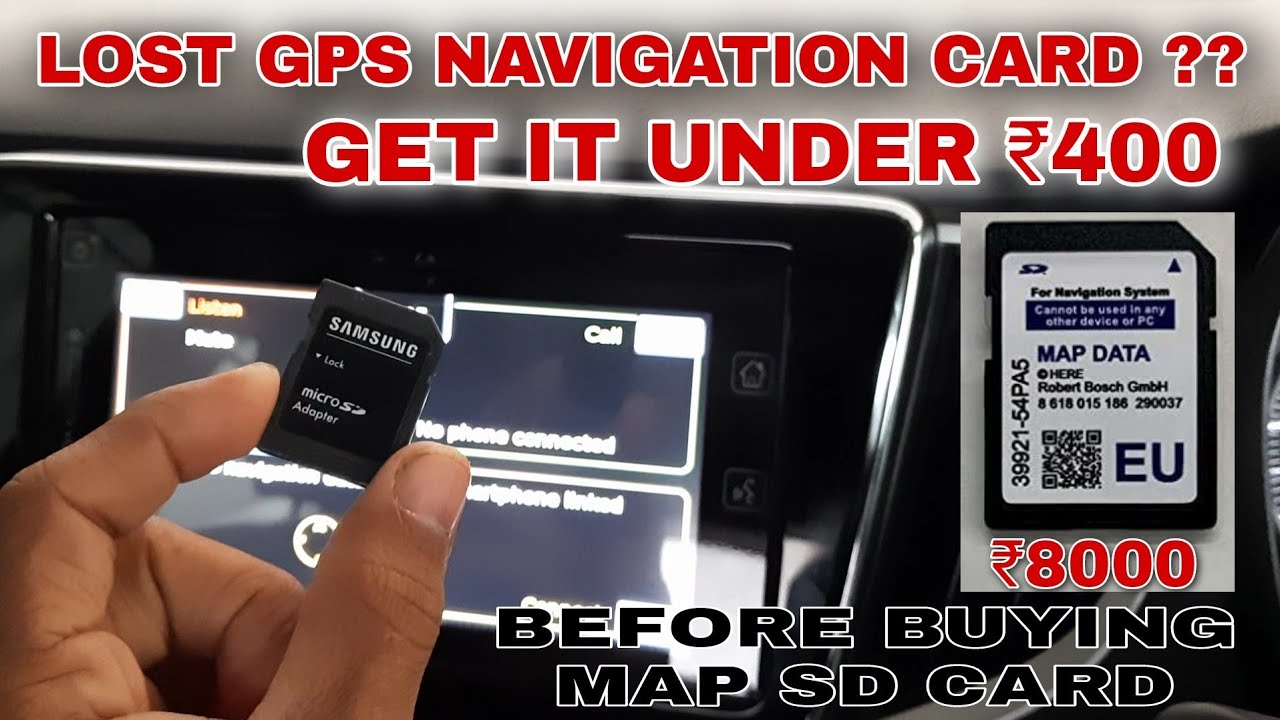 Gps Navigation card lost || Make it yourself