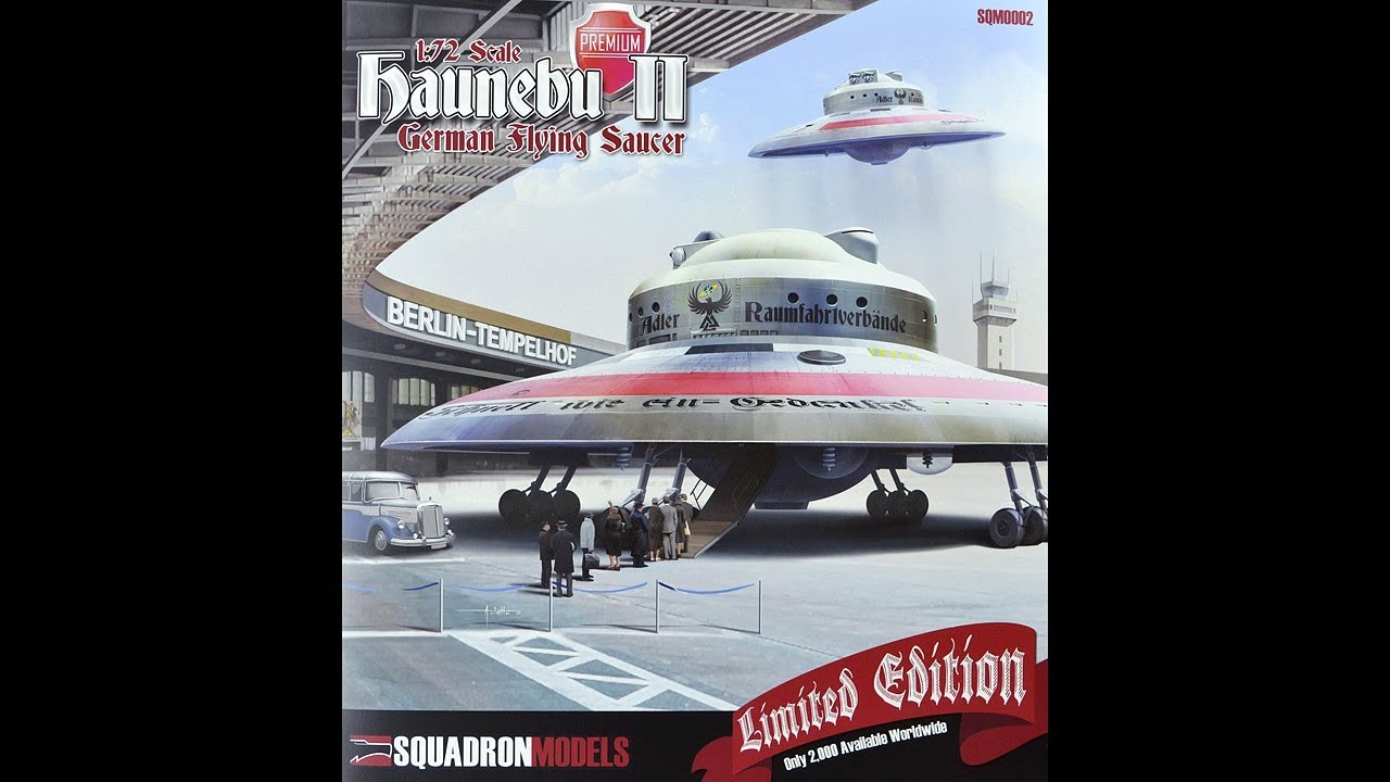 Обзор содержимого коробки гражданского самолета Haunebu II