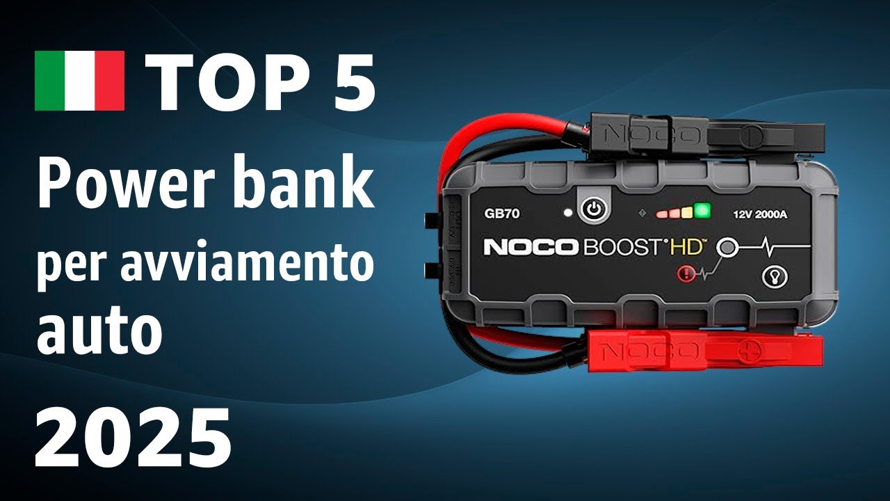 TOP—5. Migliori power bank per avviamento auto 2025