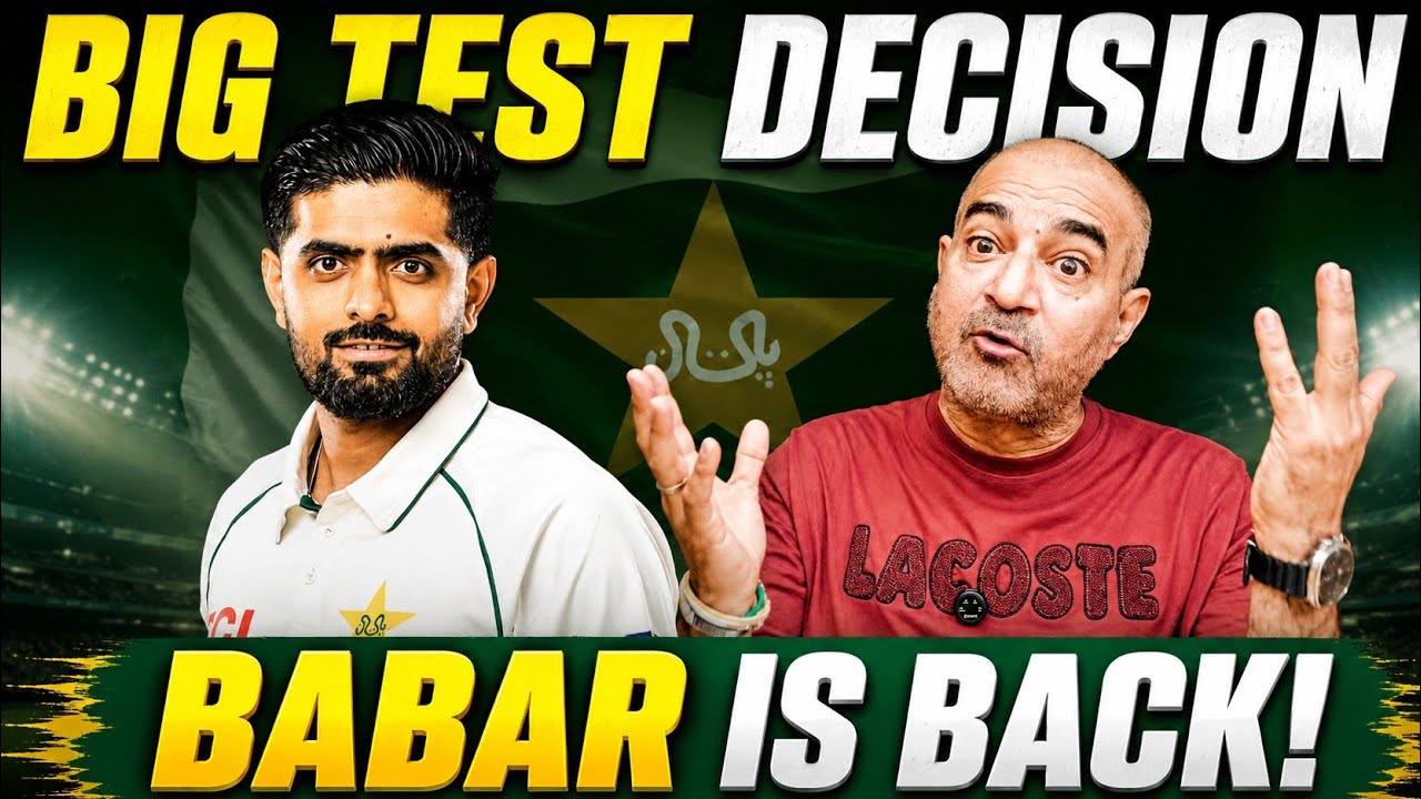 Babar Azam Returns as Pakistan Test Captain! Squads for England & West Indies Announced
