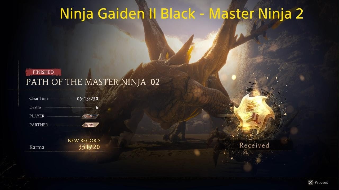 Ninja Gaiden 2 Black - Master Ninja 2 Tag Mission