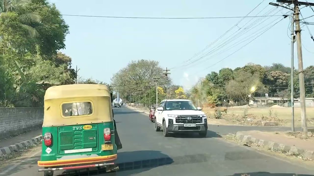 Biju patanayak statue चौक से NIT main gate तक ......