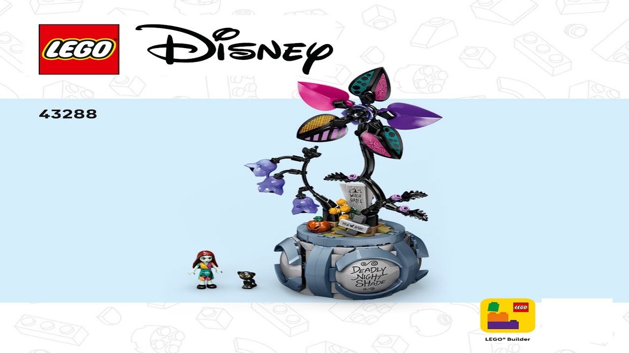 LEGO Instructions - Disney - 43288 - Sally's Flowerpot - The Nightmare Before Christmas