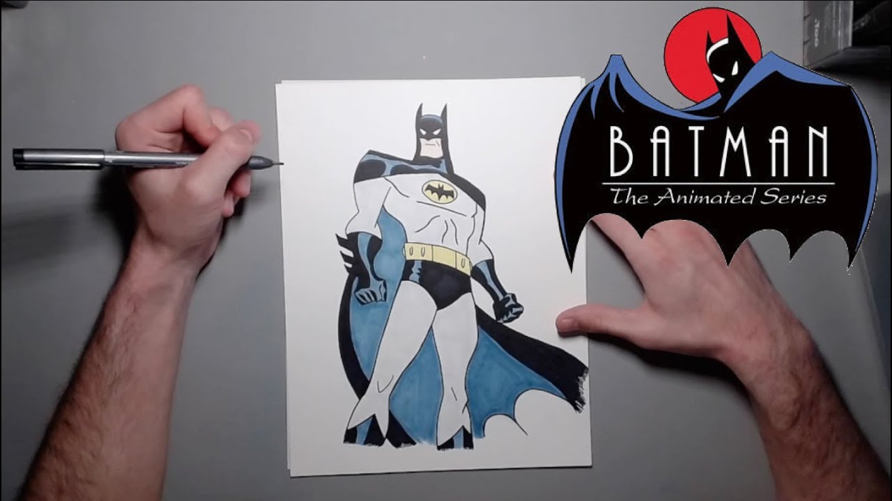 Batman | Bruce Timm | Time-Lapse Drawing