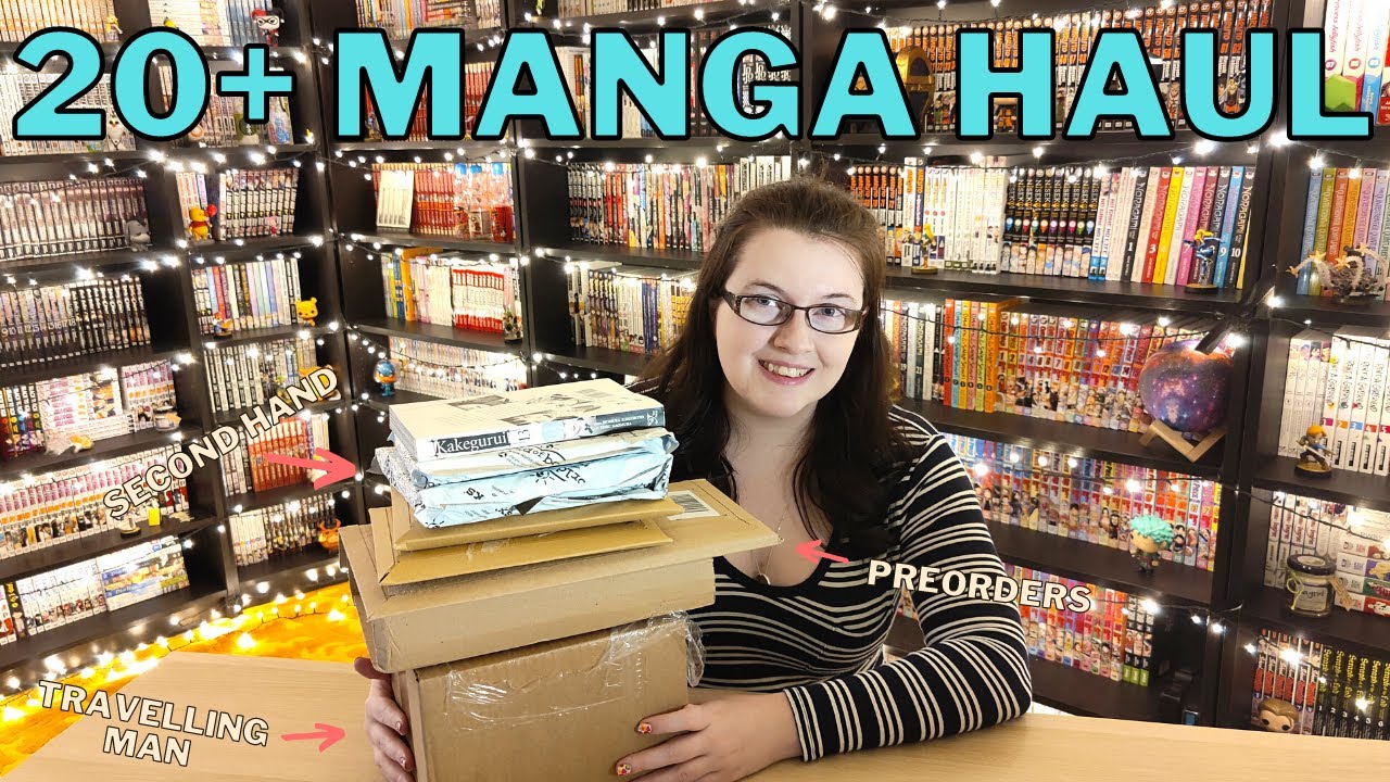 20+ Manga Unboxing ~ Pre-orders, Travelling Man, Second-Hand & More!