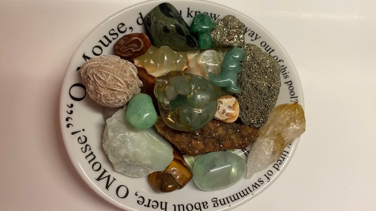 ASMR- earthy crystal collection 🍂🌱(lofi)