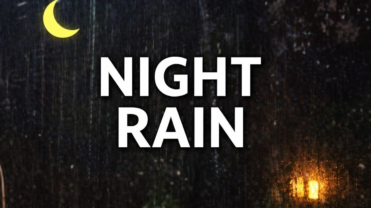 Night Rain Sounds for Deep Sleep 🌧️ | Relaxing Rain on Window (1 Hour)