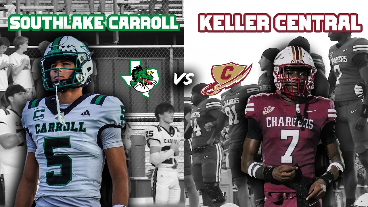 Southlake Carroll vs Keller Central 6A DFW DISTRICT BATTLE TEXAS HIGH SCHOOL FOOTBALL #txhsfb
