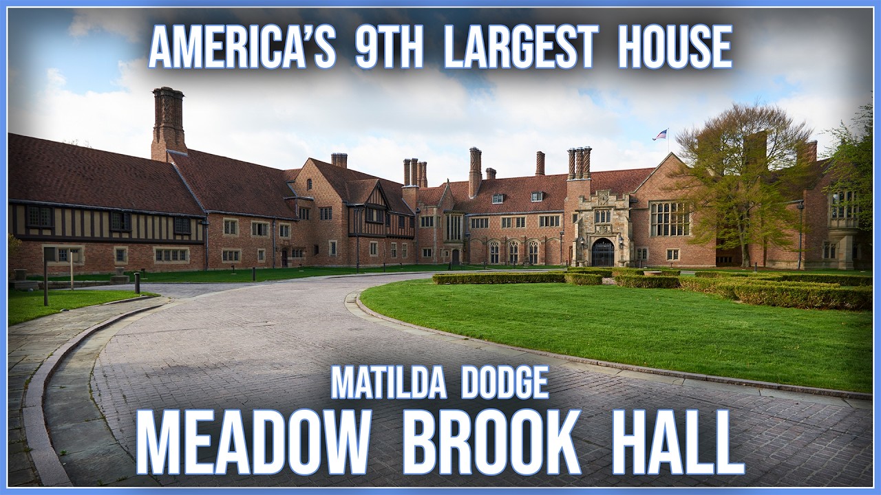 America's 9th LARGEST House: Inside the Dodge Family's 88,000sqft Meadow Brook Hall