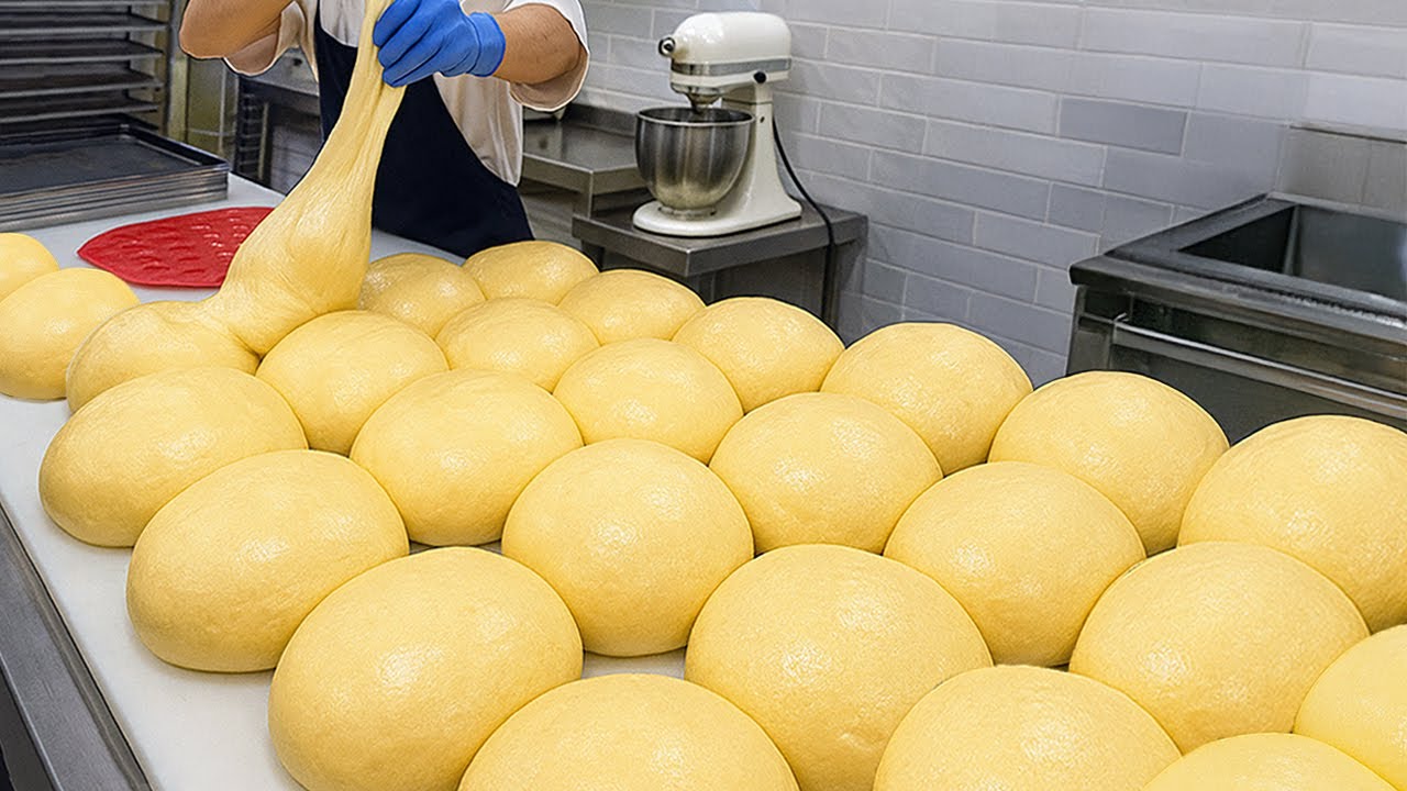 Очень популярна в Корее!! Эти соленые хлебные угощения — кулинарное приключение! / уличная еда