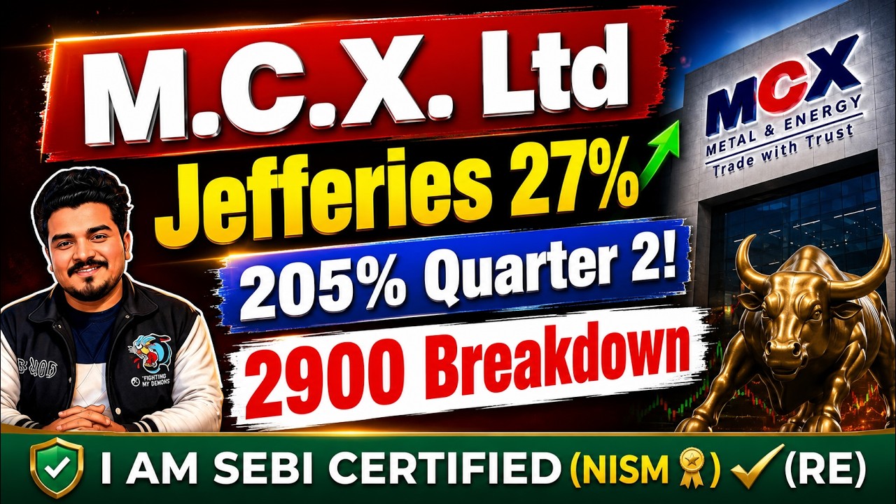 क्यों गिरा MCX Share | MCX Share Latest News | MCX Share Latest News Today | MCX Share