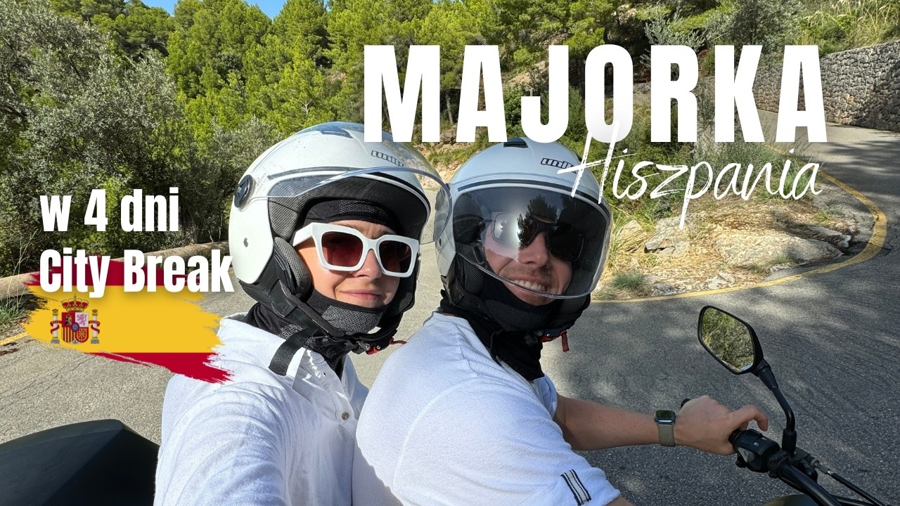 Co zobaczyć na MAJORCE ? 🌴 City Break w 4 DNI |  motocyklem na Majorce 4K