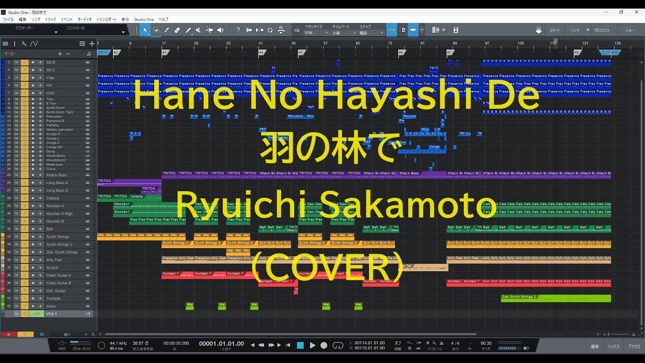 ★坂本龍一：羽の林で/Hane No Hayashi De（COVER）ボーカルなし
