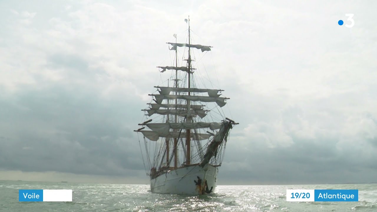 Voile : le prestigieux trois m&acirc;ts &ldquo;Le Fran&ccedil;ais&rdquo; en escale &agrave; La Rochelle