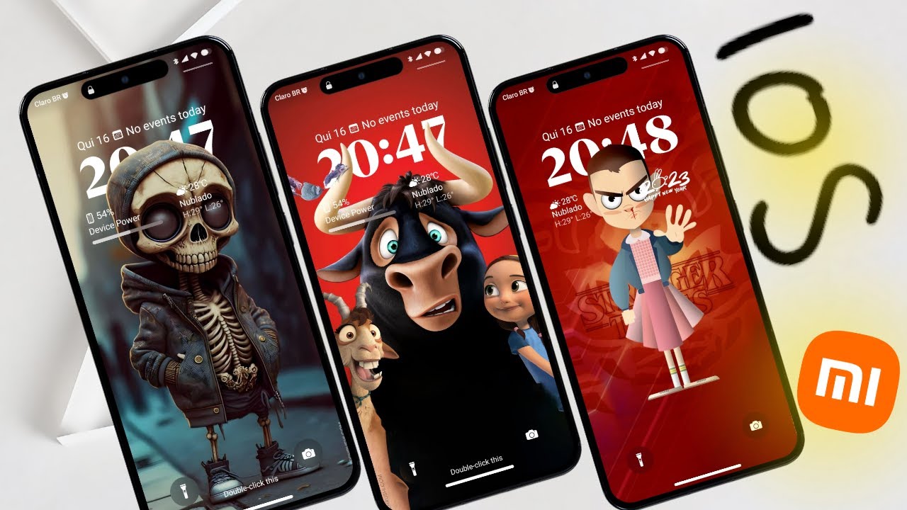 COMO TRANSFORMA SEU XIAOMI EM IPHONE COM ILHA DINAMICA E TELA DE BLOQUEIO COM EFEITO DE PROFUNDIDADE