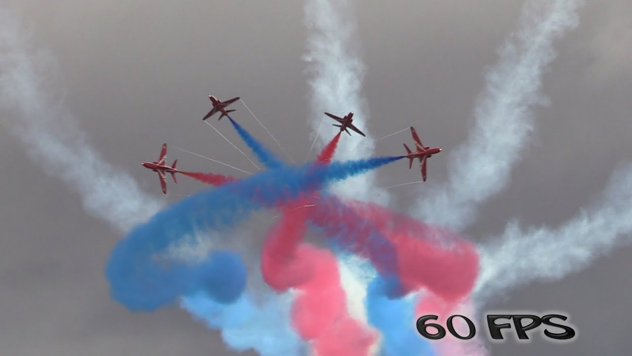 RAF Red Arrows in the USA. MCAS Miramar Airshow. Saturday Show. 60fps