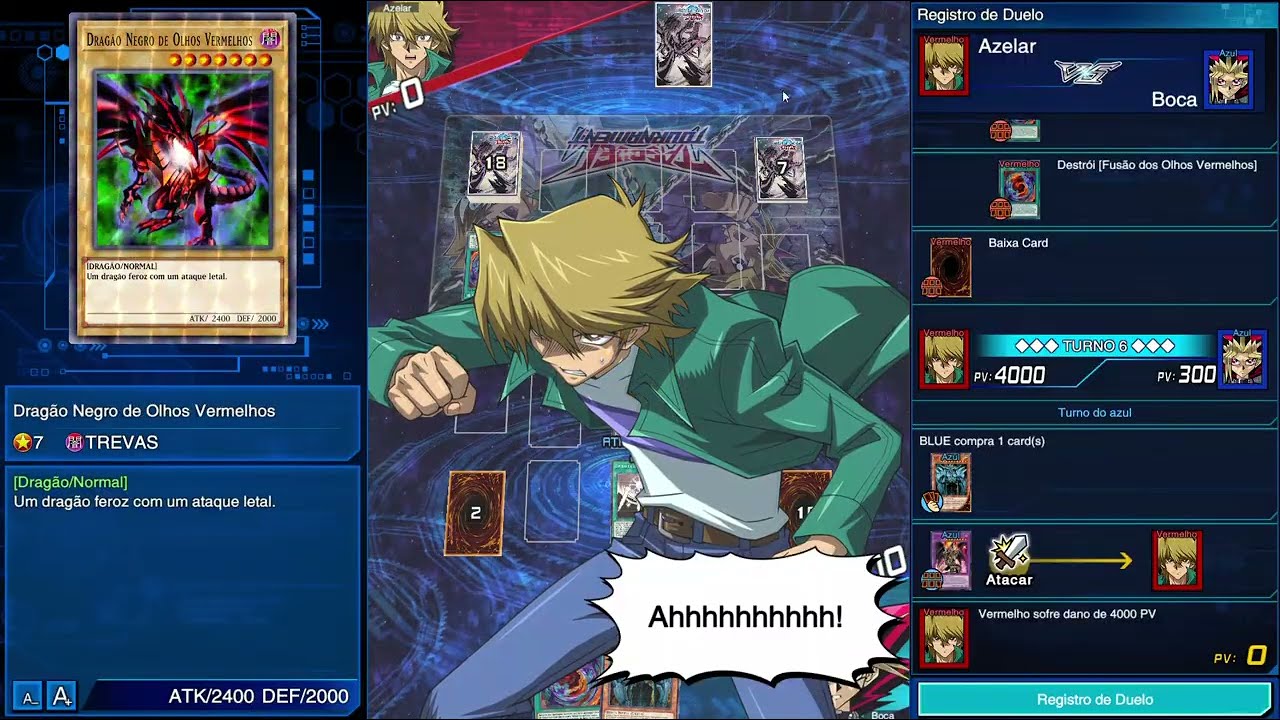 Win Red Eyes (Ganhei do deck Red Eyes com Golem de Lava)