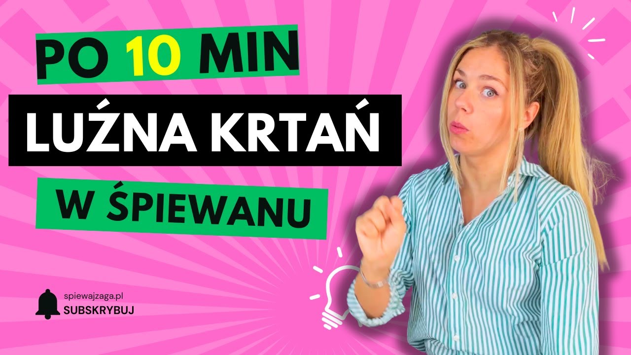 Luźna KRTAŃ podczas śpiewania!