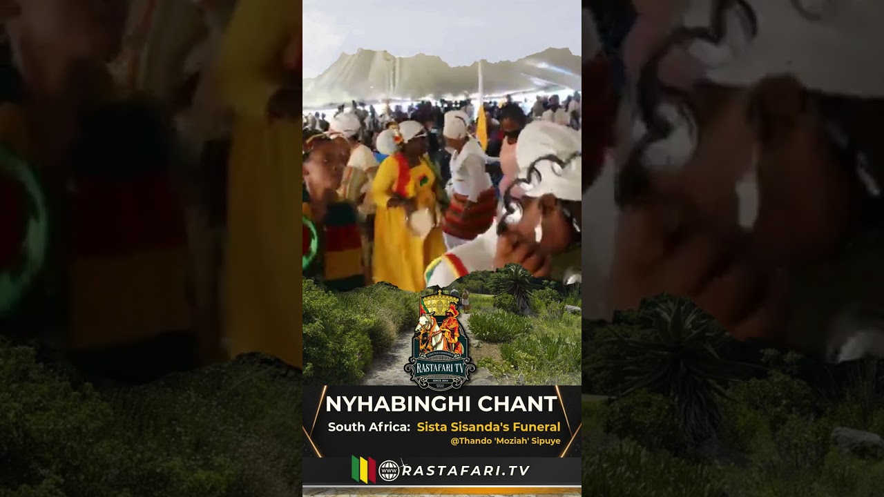 Powerful Nyahbinghi Chant at Sista Sisanda's Funeral in South Africa #rastafari #nyahbinghi #shorts