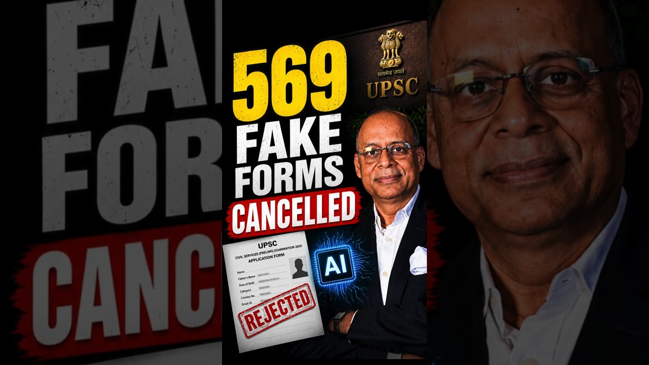 UPSC Used AI to Cancel 569 Fake Applications at Prelims 2026