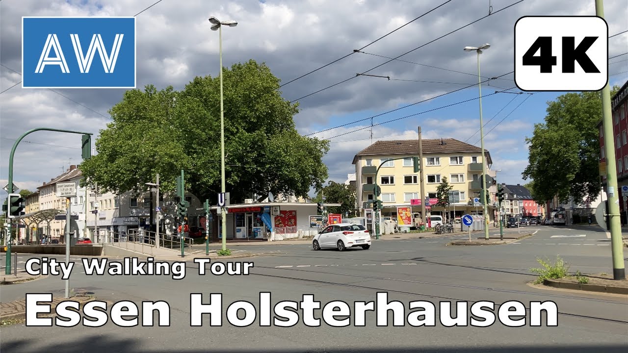 [4K] Essen Holsterhausen Urban City Walk, Summer 2022