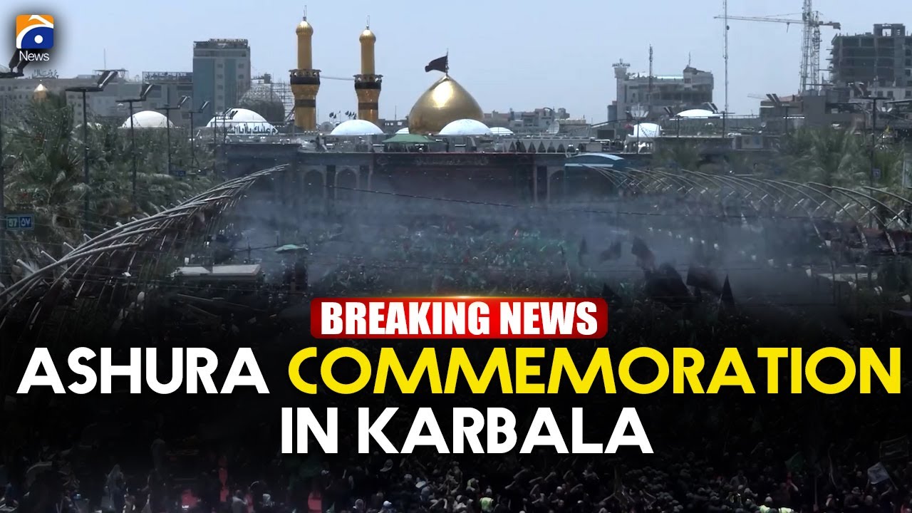 Shi&rsquo;ite worshippers commemorate Ashura in Iraq&rsquo;s Karbala | Geo News English