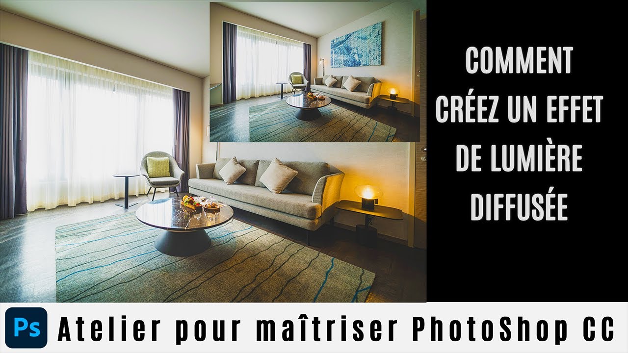 Comment créez un effet de lumière diffusée avec Photoshop CC.