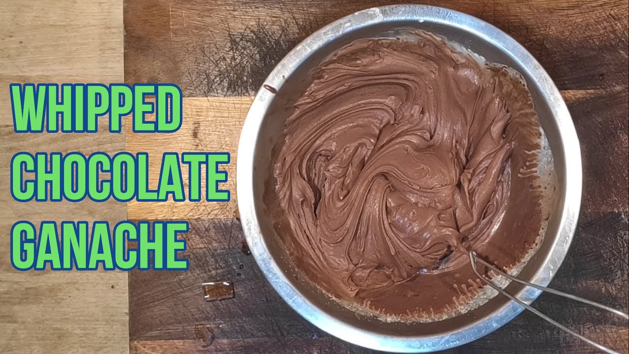 Easy Whipped Chocolate Ganache Frosting
