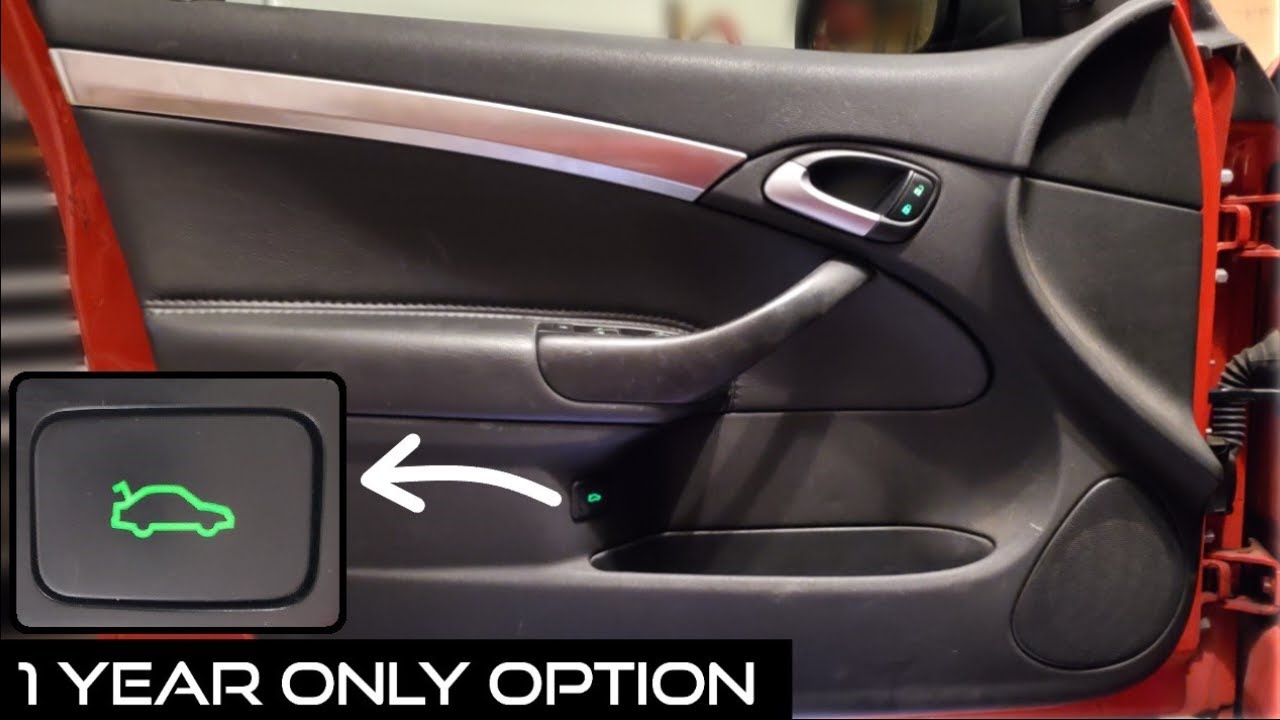Illuminated SAAB Trunk Switch Install
