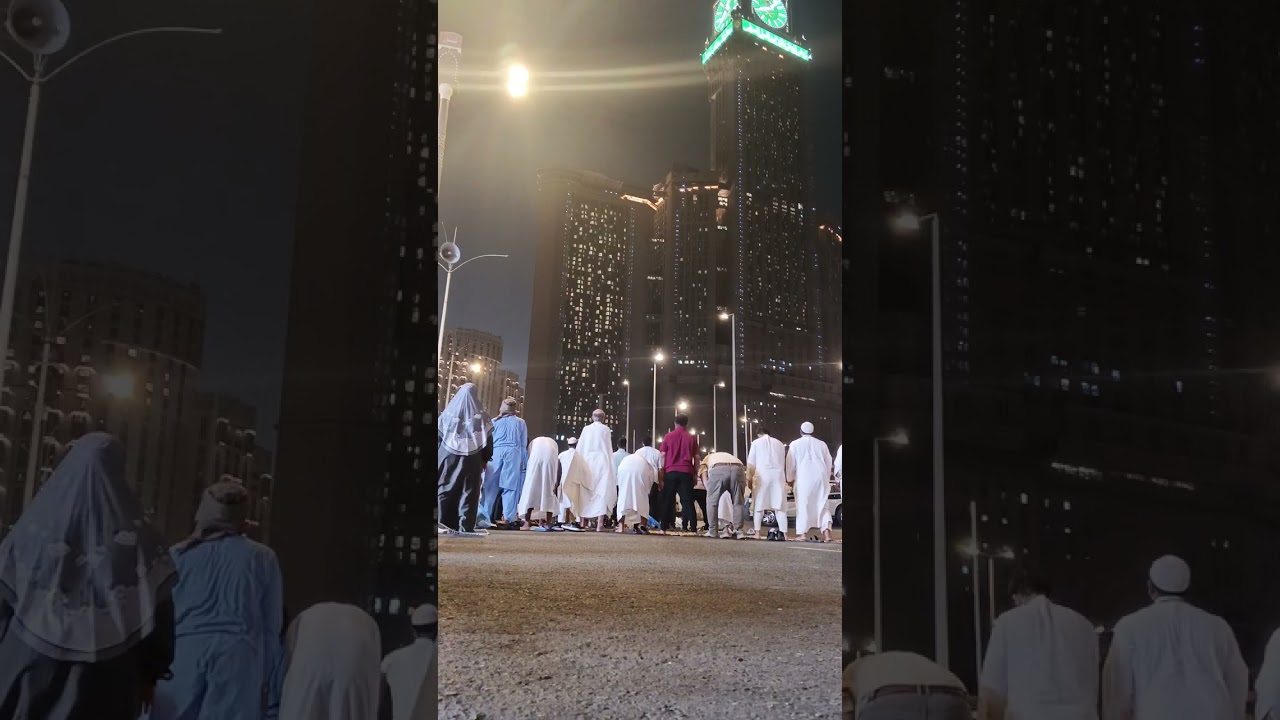 صلاه العشاء من المسجد الحرام والمسجد بندر بليله 