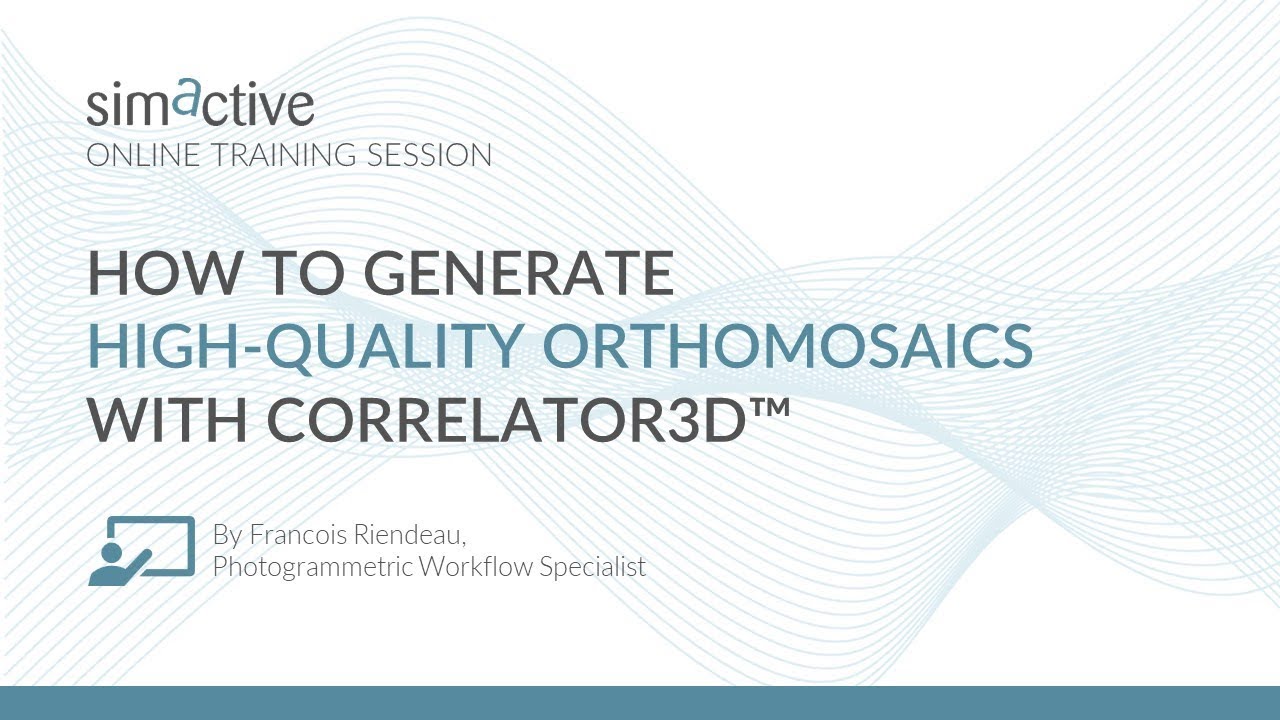 How to Generate High-Quality Orthomosaics with Correlator3D