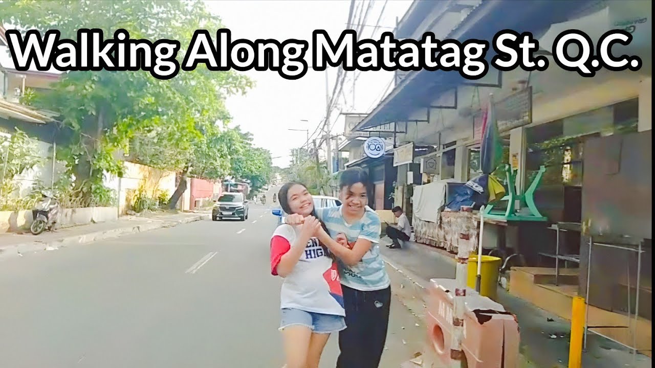 Walking In Matatag Street, Quezon City | Philippines