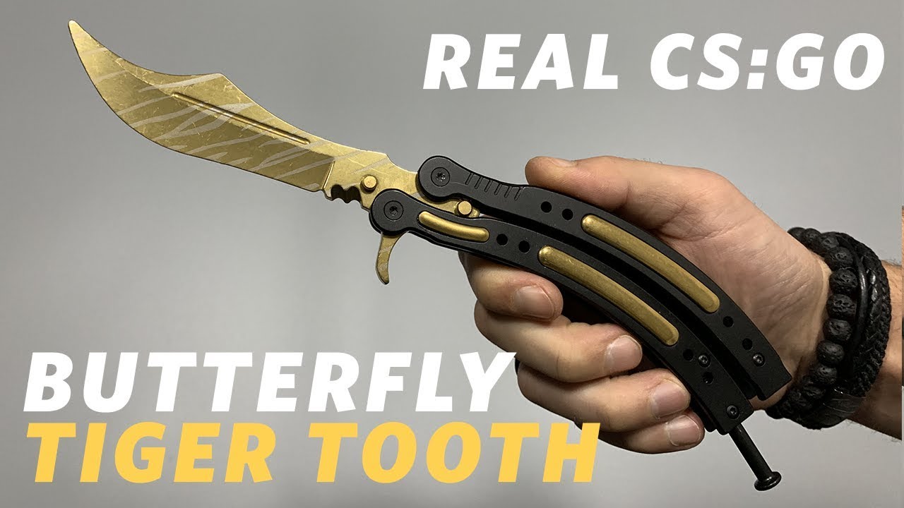 REAL CS:GO KNIVES - Butterfly - Tiger Tooth - KNIFY