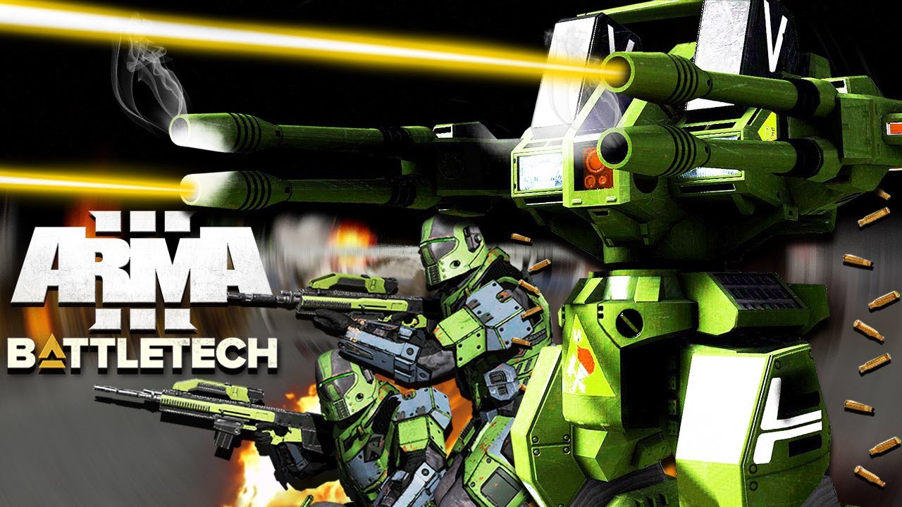 Страдания пехоты в бою мехов | Arma 3 BattleTech