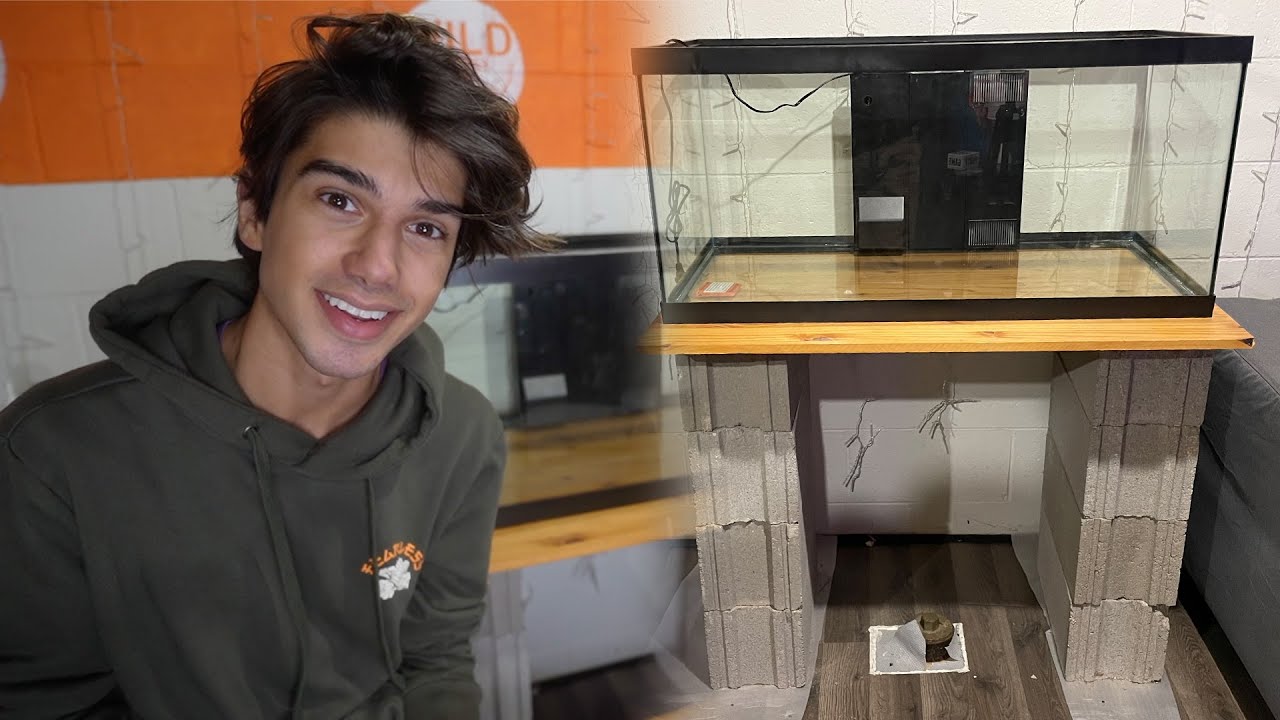 DIY Aquarium Stand CHEAP!! Small and Large Aquariums.