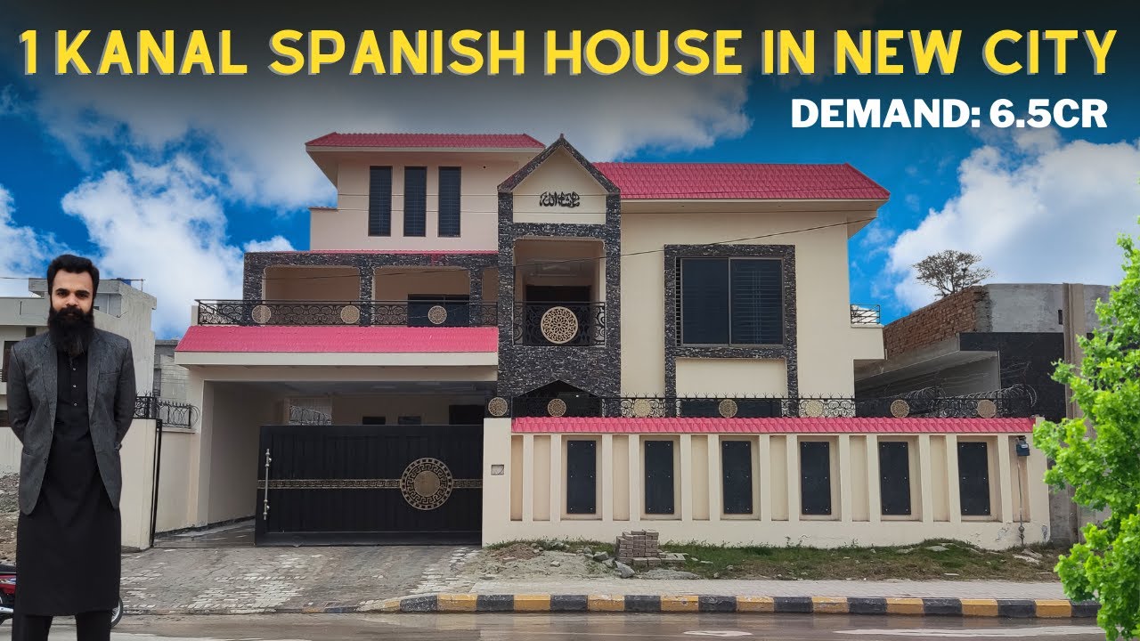 Spanish 1 Kanal House For Sale In New City Phase 2 Wah Cantt
