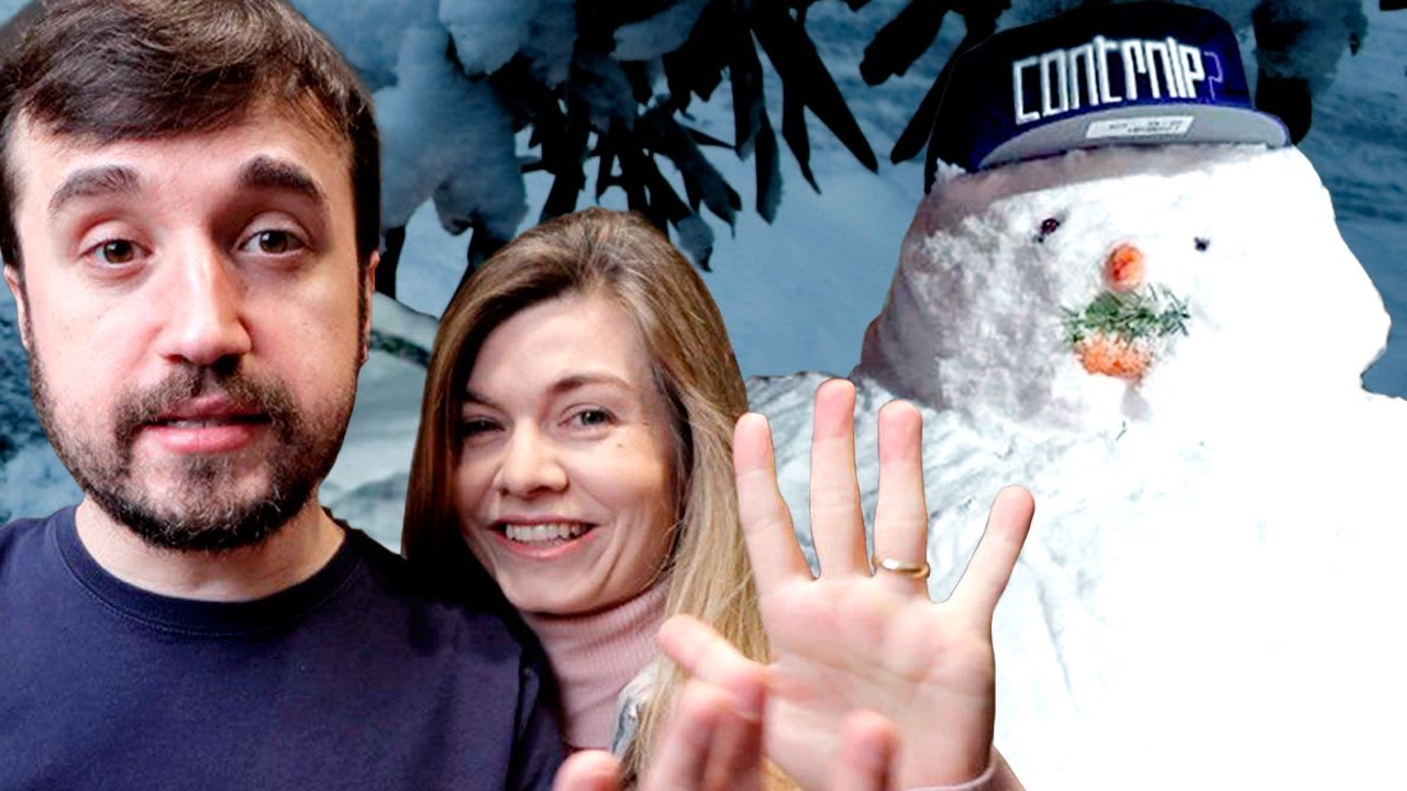 NEVOU TANTO QUE EU FIZ UM BONECO DE NEVE- Ep. 1422