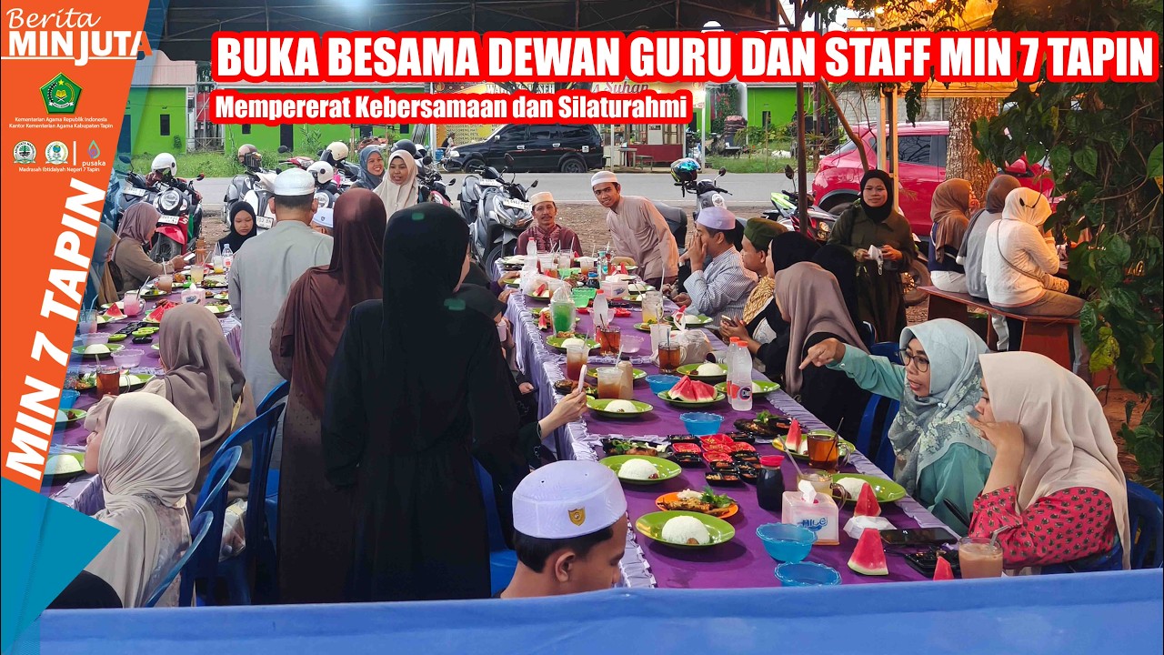 Buka Bersama Dewan Guru dan Staff MIN 7 Tapin | Mempererat Kebersamaan dan Silaturahmi