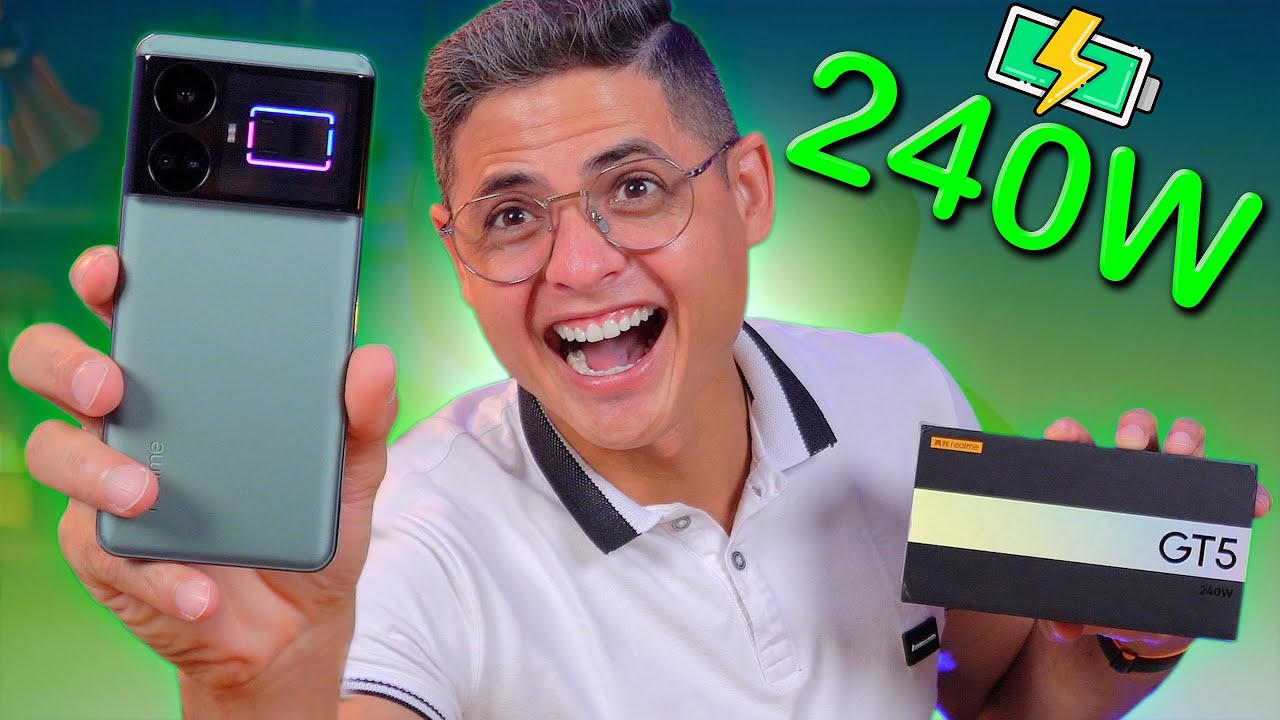 INCRÍVEL! Esse Realme GT5 240W carrega sua BATERIA 🔋 em 12 MINUTOS! Unboxing e Impressões