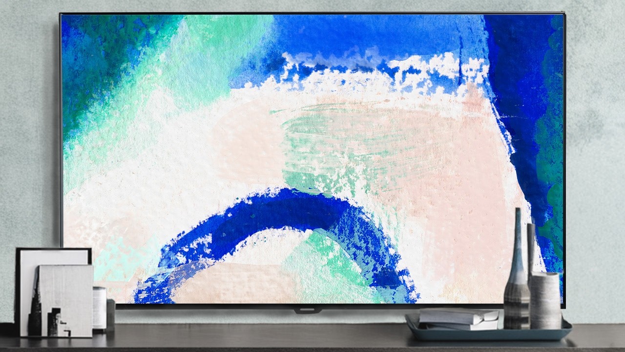 Abstract Screensaver for Your TV | Modern Teal Art in 4K | No Sound | 1 hour Tv Wall Art