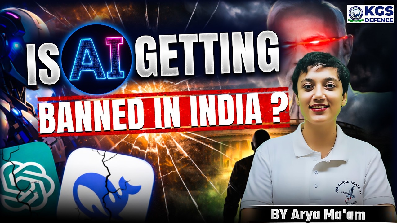 Is AI Getting Banned In India | New India New AI Rules | By Arya Mam | KGS Defence Exams