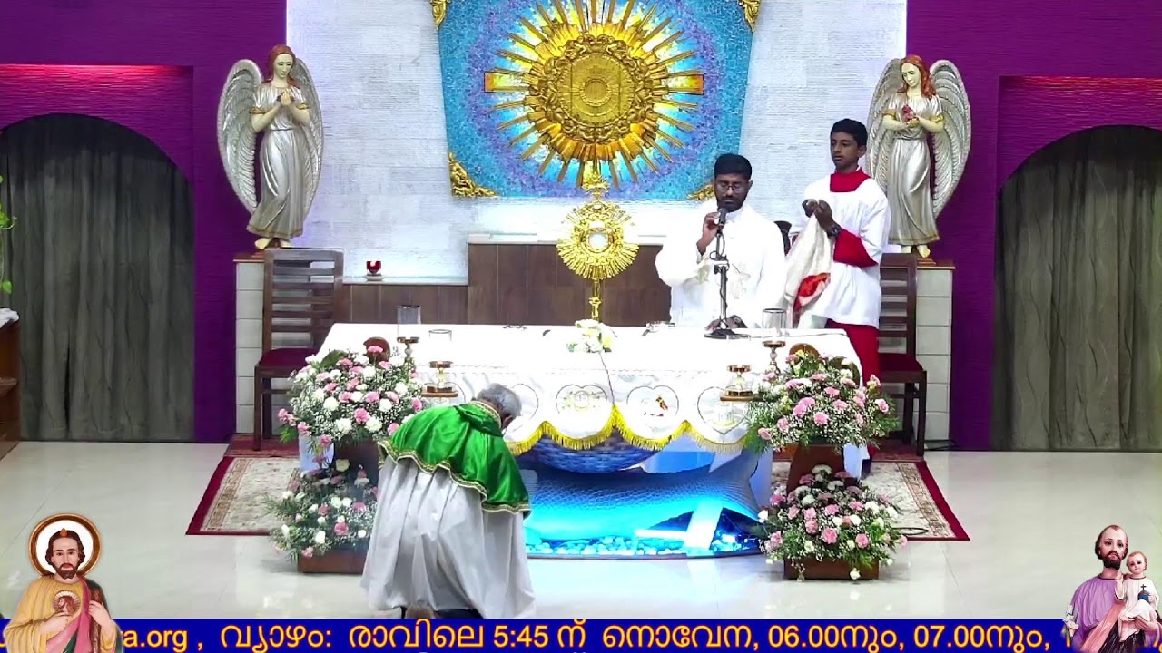 10-02-2026  TUESDAY  6.am &7.am Holy Mass  St Joseph & St JUDE Church Thevara