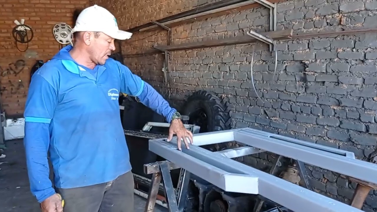 como fazer um chassi para tratorzinhos caseiros