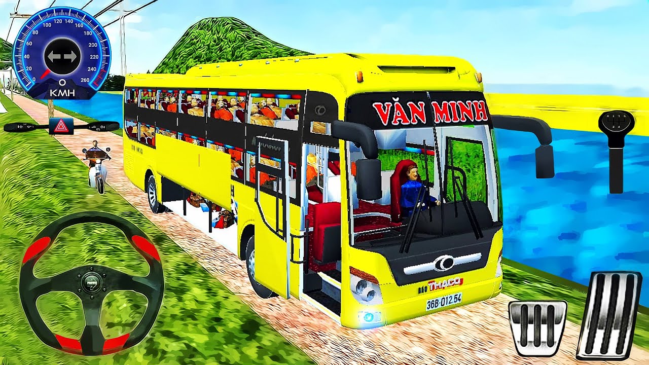 Bus Simulator Vietnam - Coach Bus Driving (Web3o Technology) Best Android GamePlay #2