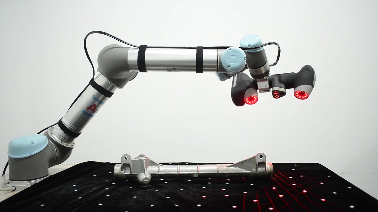 Automated scanning solution with portable 3D laser scanner